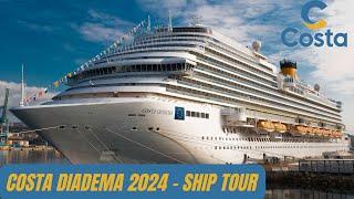 Costa Diadema 2024 - Schiffsrundgang - Giro in Nave - Ship Tour