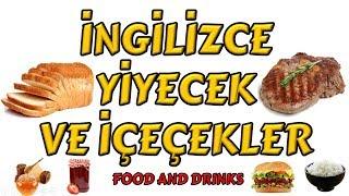 İngilizce Yiyecekler Ve İçeçekler - Food And Drinks In English - Çocuklar İçin İngilizce Kelimeler