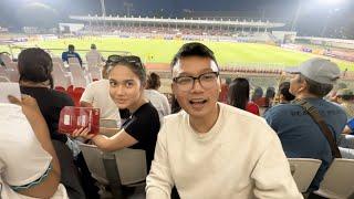 BEGINI REAKSI AZIZAH SALSHA SAAT PRATAMA ARHAN MAIN! TIMNAS INDONESIA VS TANZANIA