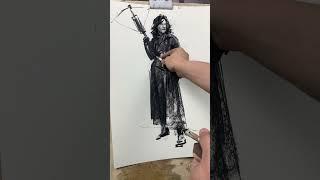 Mastering Light and Shadow with Pencil | Chinese Aesthetics #art #painting #drawing #sketch