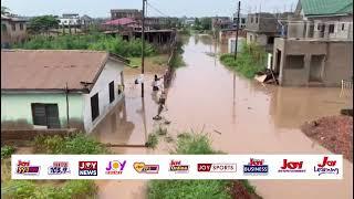 #AccraFloods: Part of Teshie flooded