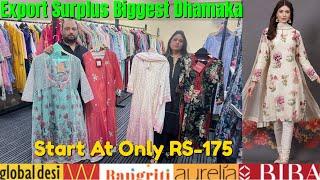 Cheapest Export Surplus | W Biba Aureila 100% Original | Kurti & Skd | WHOLESALE From Big Warehouse