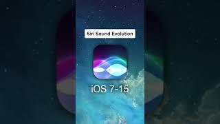 Siri Sound Evolution  #shorts