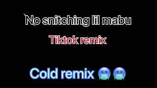 No snitching lil mabu (tiktok temix & version) 