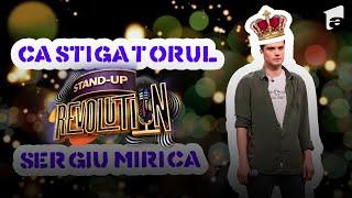 Evoluția lui Sergiu Mirică, CÂȘTIGĂTORUL Sezonului 1, pe scena Stand-up Revolution!
