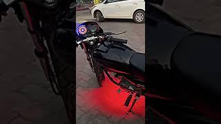 Splendor bike black colour ka LED light lagta hai Jiska video metre ke pass modified Splendor bike