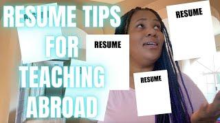 Follow These Resumes to Get a Teaching Job Abroad