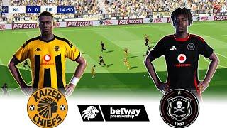 KAIZER CHIEFS vs ORLANDO PIRATES NEW SEASON BETWAY PREMIERSHIP 24/25  Football Gameplay HD