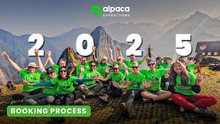 Booking process for Inca Trail 2025