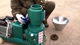 how does a small pellet mills machine work