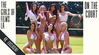 Christmas Came Early  | Films LA | Bikini Models Playing Tennis Together