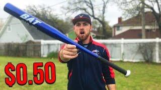 This Is The World's CHEAPEST MLB Baseball Bat!