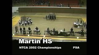 James Martin High School Drumline, 2002 NTCA Championships