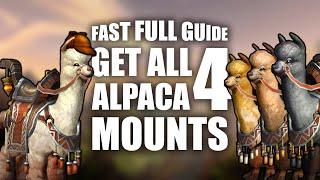 How to get all 4 Alpaca mounts in WoW [Fast Full Guide]