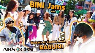 #BINI | BINI Jams with Buskers in Session Road, Baguio! | BINI Roadtrip in Baguio Episode 1