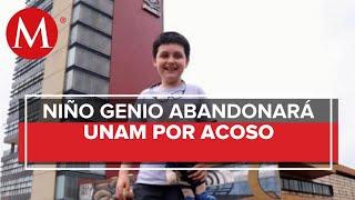 La UNAM no es una opción muy adecuada para mis estudios: Carlos Santamaría 'niño genio'