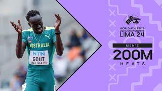 's Gout Gout flies to 20.77 in 200m heats | World Athletics U20 Championships Lima 2024