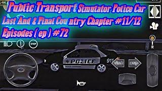 Public Transport Simulator Police Color Theme Good Old Taxi Final And & Last Country Chapter #11/12