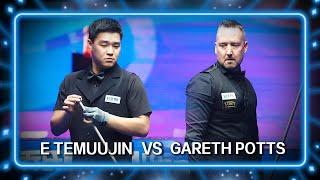 E TEMUUJIN（MG）VS GARETH POTTS (UK)  | 2024 JOY Heyball Masters Leshan Station