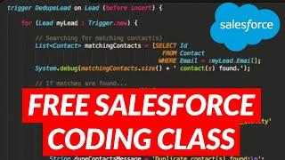 FREE Salesforce Coding Class (Feb 5th Weekend Only!)