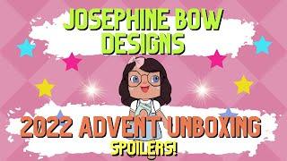 Josephine Bow Designs Advent Unboxing 2022