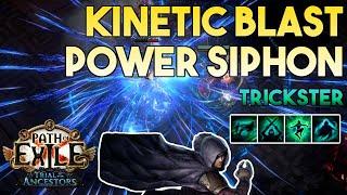 [3.22] Kinetic Blast & Power Siphon Build | Trickster | Trial of the Ancestors | Path of Exile 3.22