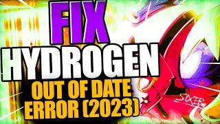 Fix Hydrogen Executor Out Of Date Error (2023) | Fix Hydrogen Your Version Of Roblox Is Out of Date