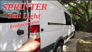 SPRINTER TAIL LIGHT BULB REPLACEMENT DIY