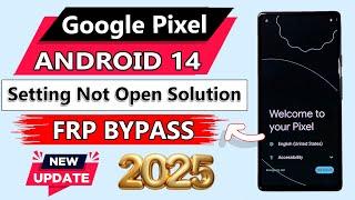 All Google Pixel FRP Bypass Android 14/15 | Gmail Lock Remove Google Pixel Without Pc | FRP Unlock |