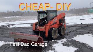 Skid steer mounted Snow Plow-DIY