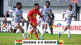 GHANA vs BENIN (2-0) ALL GOALS & HIGHLIGHTS • WAFU B AFCON QUALIFIERS || BLACK STARLETS TO SEMIS