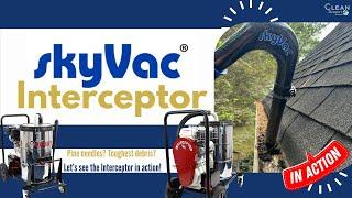 SkyVac Interceptor in Action  | Gutter Cleaning Systems