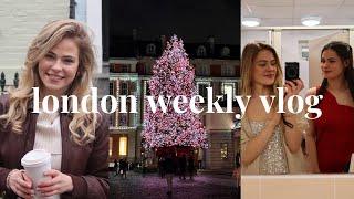 a very festive london vlog | wholesome week in my life x