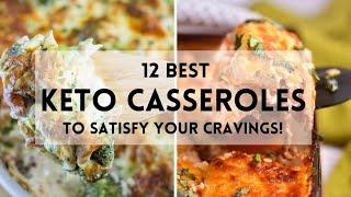 12 Best Keto Casserole Recipes #sharpaspirant #casseroles #casserolerecipe #ketorecipes