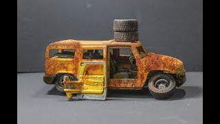 Restoration Abandoned Hummer H2 Model Car | kak restoration