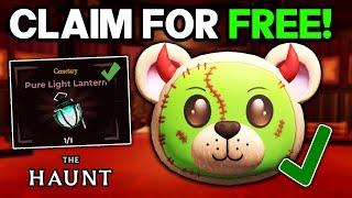 CLAIM LANTERN & SINISTER ZOMBIE TEDDY BEAR!! (Roblox Haunt Event)