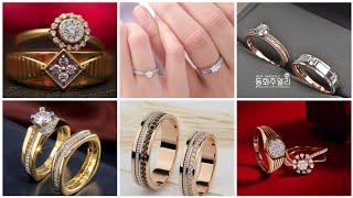 Latest Couple Engagement Rings 2024 || Wedding Rings ||Couple Rings Designs for engagement