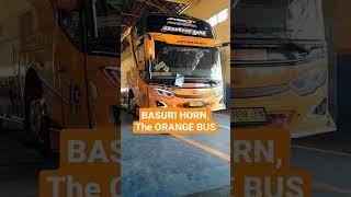 BASURI HORN,The ORANGE BUS #shortvideo #busbasuri