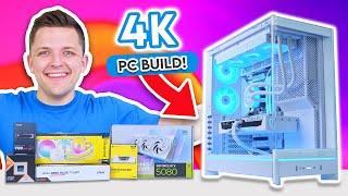 STUNNING 4K Gaming PC Build 2025!  [All-White Build w/ RTX 5080 & Ryzen 9800X3D!]