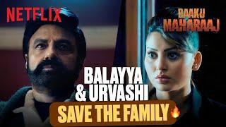 Balayya & Urvashi FIGHT Against DEADLY Assassins! | Daaku Maharaaj | Netflix India