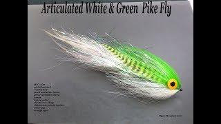 TYING THE ARTICULATED WHITE AND GREEN PIKE FLY WITH RYAN HOUSTON 2017