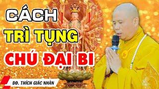 Thầy Thích Giác Nhàn Chỉ Cách Trì Tụng CHÚ ĐẠI BI (Rất Hay) - Bận Mấy Cũng Nên Xem 1 Lần