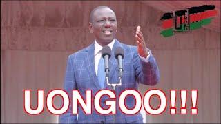 UONGOOO!!! LIES!! Ruto Cuts short his Speech in Embu after Crowds BOO him on SHA& Affordable Housing