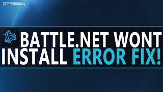 How To FIX Battle.Net Installation Error - (Quick & Easy)