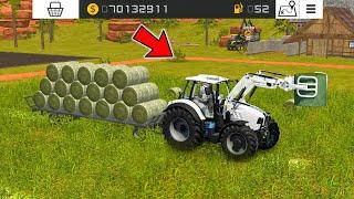 Making Grass Role Bales With Multiplayer In Fs 18 | Fs 18 Multiplayer Gameplay | Timelapse