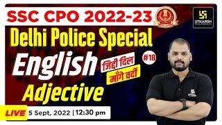 SSC CPO 2022 | English #18 | Adjective | Imp English MCQ's For SSC CPO | By Ravi Morya Sir