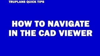 How to Navigate AutoCad Viewer