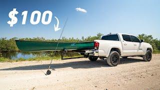 Took my $100 Canoe from Facebook Marketplace Fishing