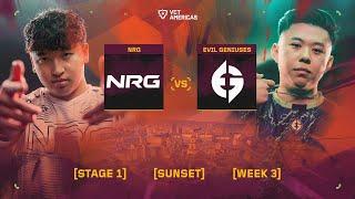 NRG vs Evil Geniuses - VCT Americas Stage 1 - W4D2 - Map 3