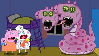 Zombie Apocalypse, Zombies Appear At The Children's Hospital | Peppa Pig Funny Animation